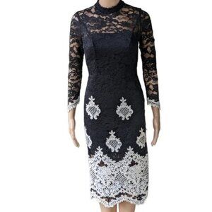Lace midi dress